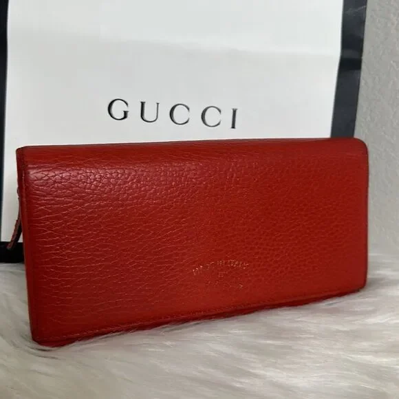 💯Authentic Gucci Leather Long Wallet🍀 - Picture 15 of 15